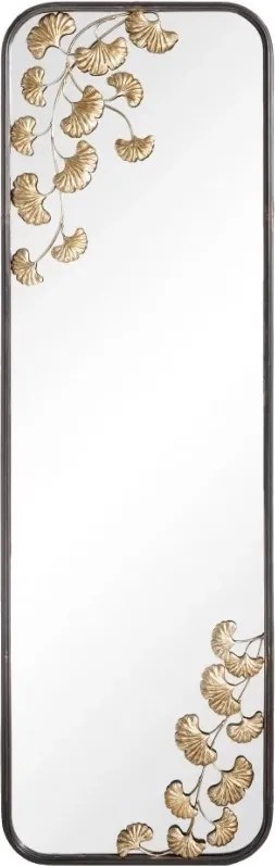 Oglinda decorativa HOJAS NEGRO-ORO, 55,5x175cm SX-151386