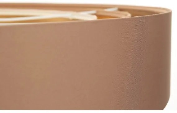 Lustr TRINITI 1xE27/60W/230V bej/zl ațâțat pe cablu