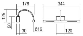 Aplică LED pentru tablouri KENDO Redo 01-3464 LED/6W/230V 34,4 cm CRI 92 alb