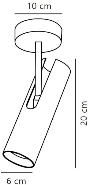 Spot DFTP by Nordlux MIB 1xGU10/8W/230V alb
