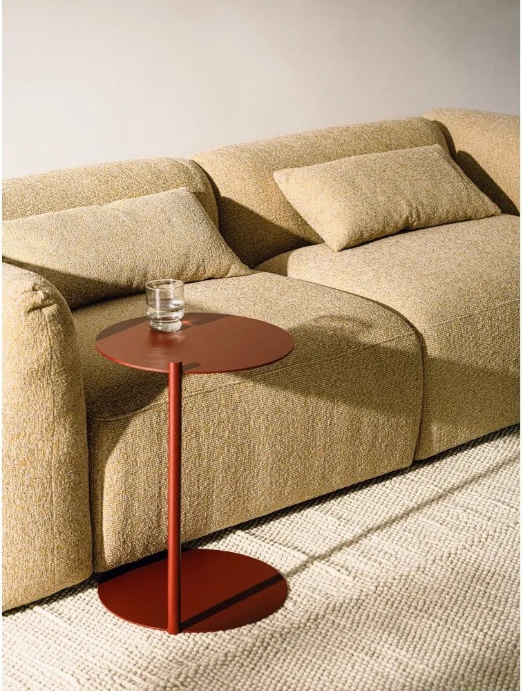 Măsuță auxiliară rotundă din oțel 41x40 cm Ande – noo.ma