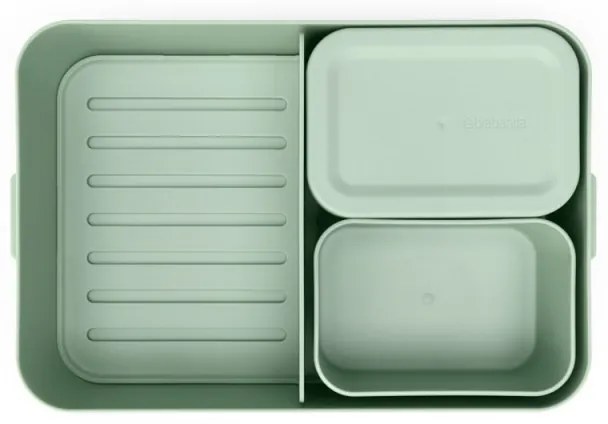Cutie pentru alimente Brabantia Make&Take 1006291, 2 L, Cu separatoare, Inchidere etansa, Fara BPA, Verde