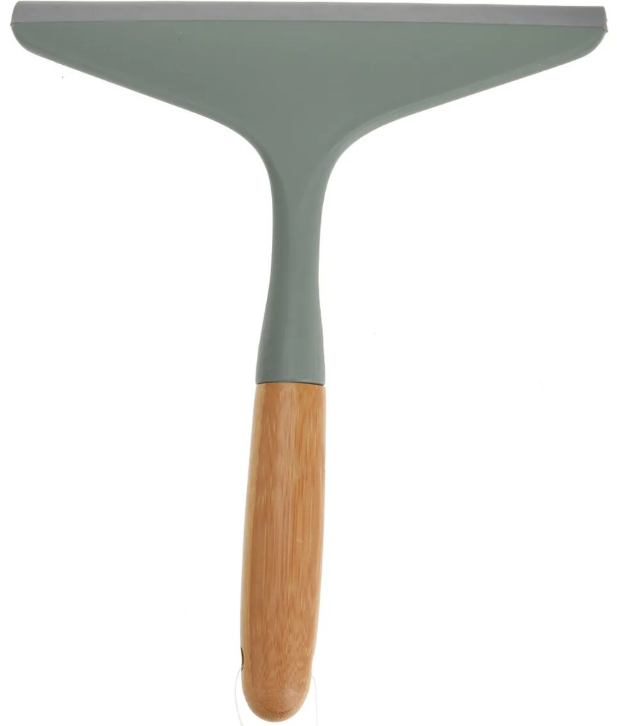 Racleta de geam cu maner din bambus