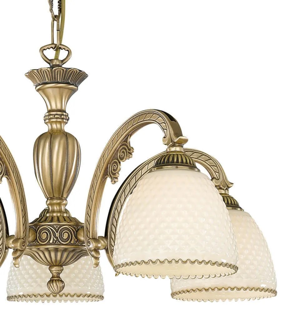 Candelabru din alama 5 brate design italian 7005