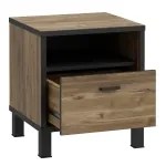 Noptieră OREN maro/negru