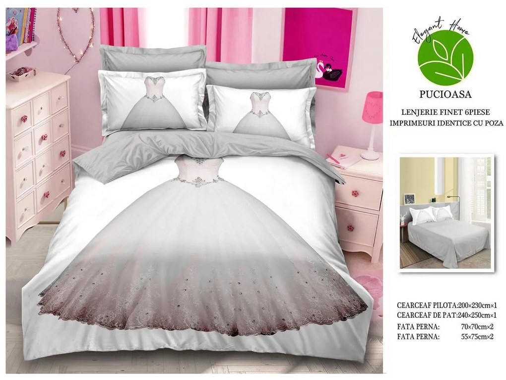 Lenjerie De Pat Finet Premium - Cinderella