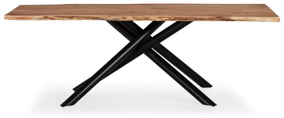 Masă de dining din lemn de acacia 100x220 cm Anuri – MOME