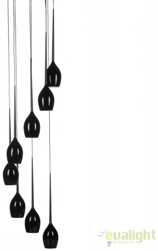 Lustra moderna Izza 8 Black