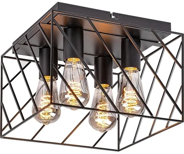 Plafonieră BOROO 4xE27/25W/230V Rabalux 71027