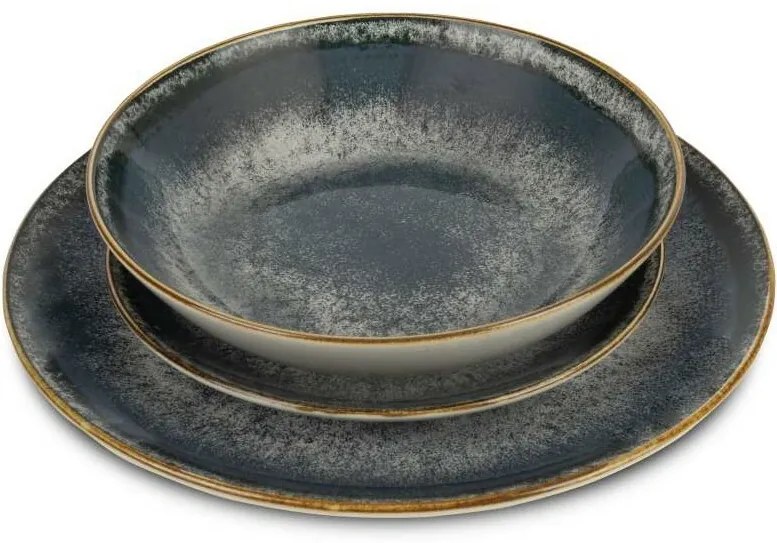 BerlingerHaus Set de 18 farfurii Aspen, gri