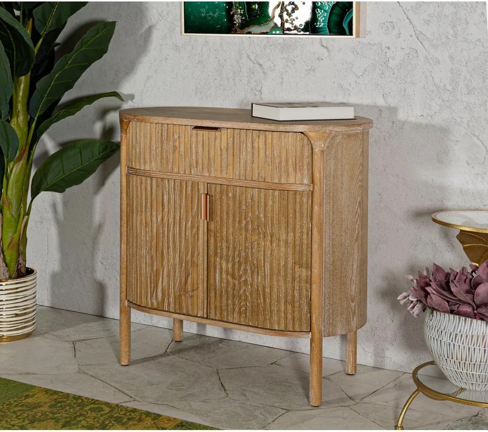 Comodă în culoare naturală din lemn de brad 81x82x46 cm Gothenburg – Mauro Ferretti