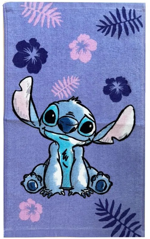 Disney Lilo și Stitch Purple prosop de mână, prosop de față, prosop 30x50cm