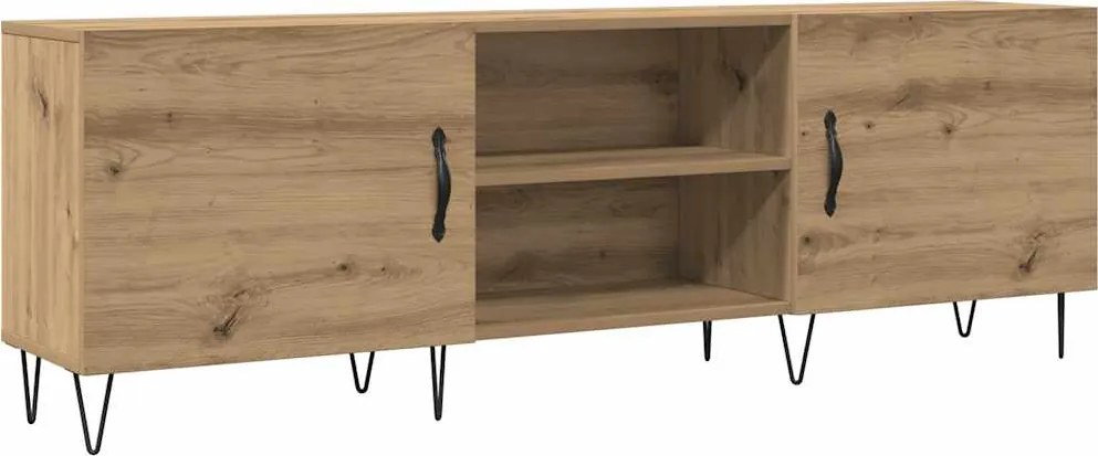 vidaXL Dulap TV, stejar artizanal, 150x30x50 cm, lemn prelucrat