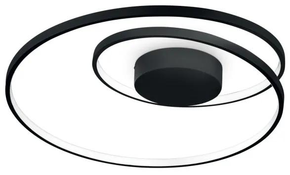 Lustra / Plafoniera LED design modern circular OZ PL ON-OFF NERO