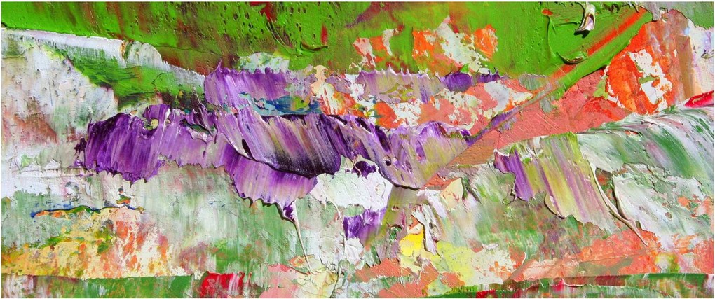 Tablou cu abstracție - pictura (120x50 cm)