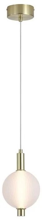 Pendul LED alama lucios sticla acid Luminique