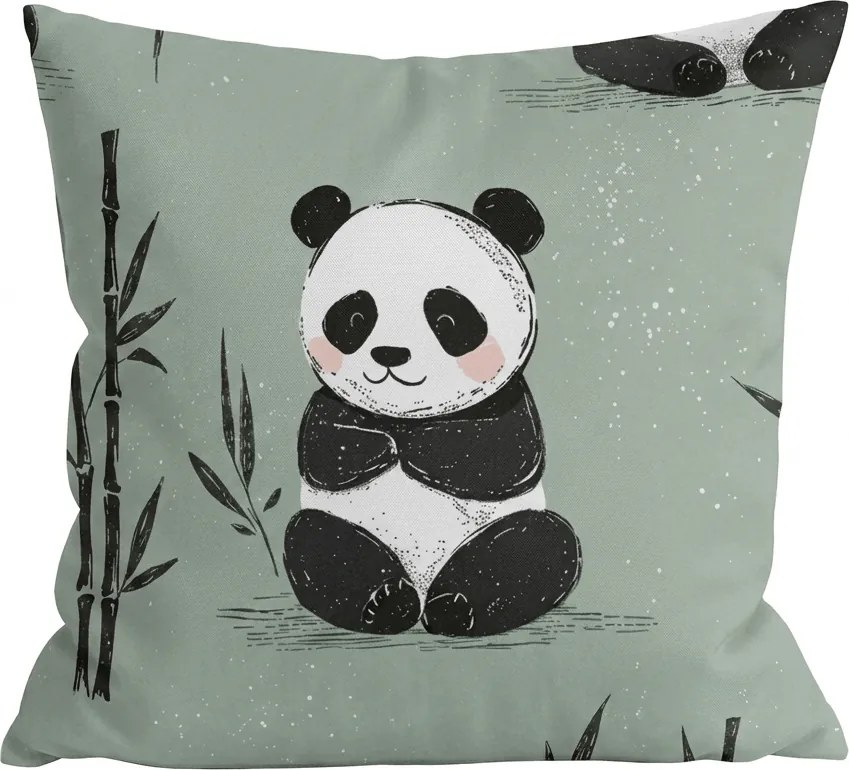 Husa de perna din microfibra PANDA RELAX 45x45 cm, mentolov