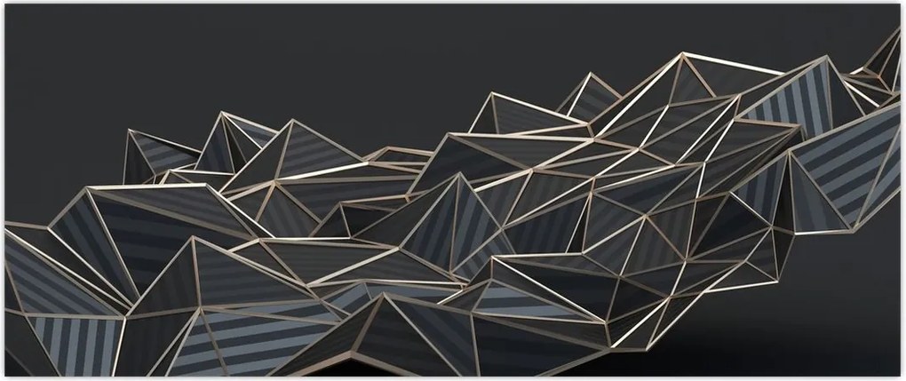 Tablou abstracției (120x50 cm)