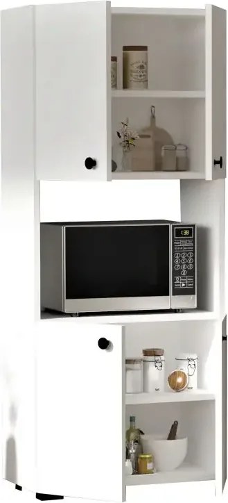 Dulap din pal, Beny Homs, alb, 160 x 60 x 31.4 cm