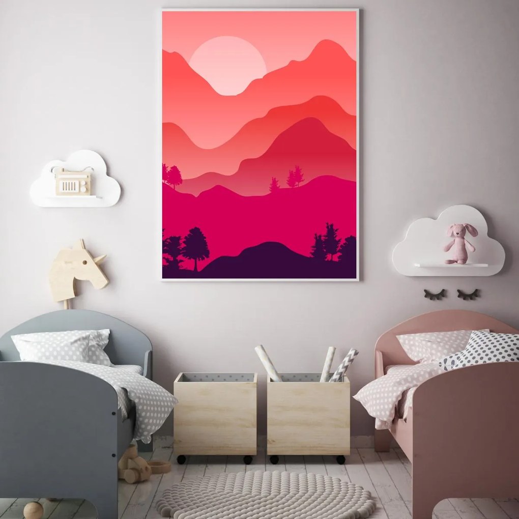 Poster - Peisaj montan (A4)