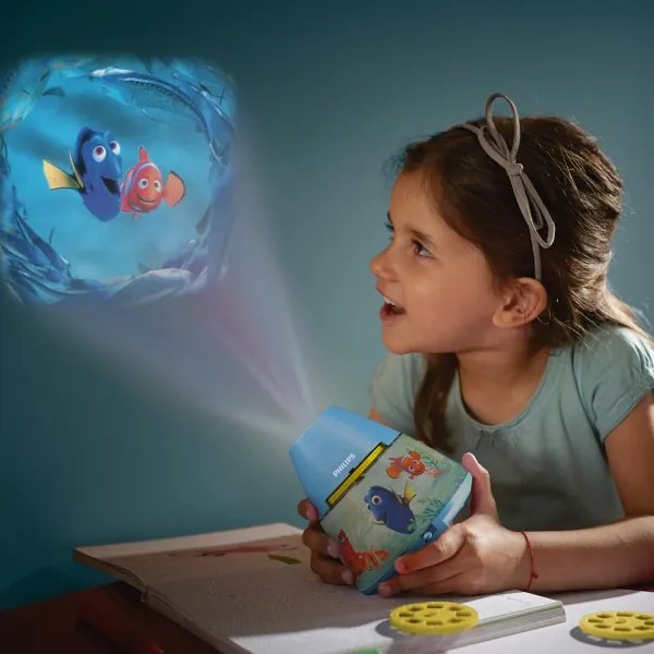 Philips 71769/90/16 - Lampa copii DISNEY FINDING DORY LED/0,1W/3xAAA