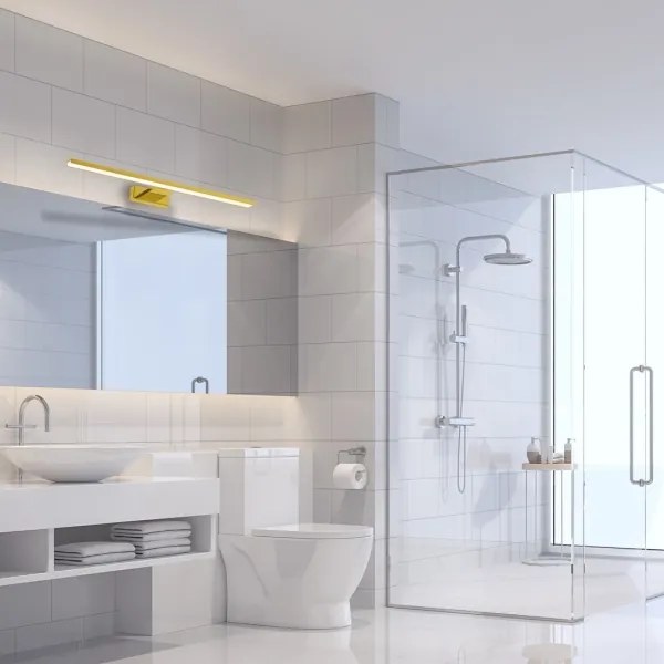 Lumină LED pentru oglindă de baie SHINE LED/13,8W/230V, 60 cm, IP44, auriu