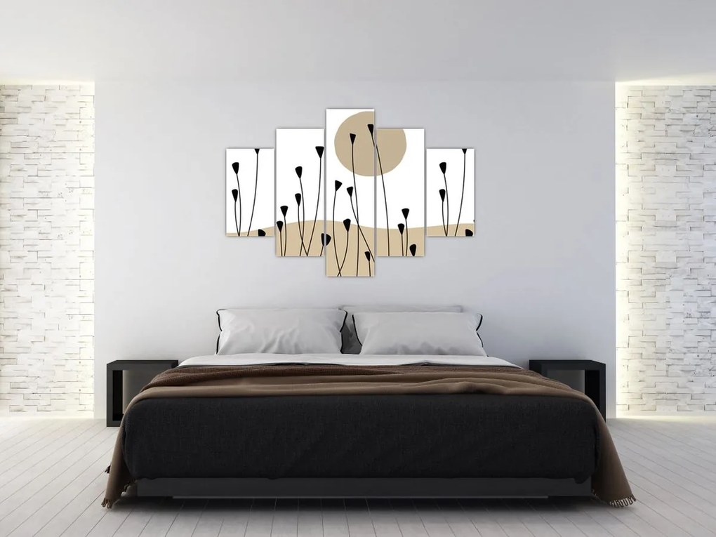 Tablou - Pajiște grafică N⁰2 (150x105 cm)