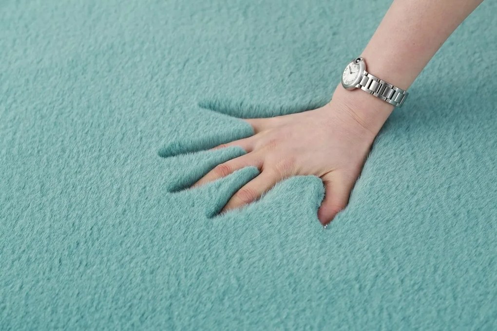 Covor Shaggy soft, Heinner, 160x230 cm, poliester/bumbac, turcoaz