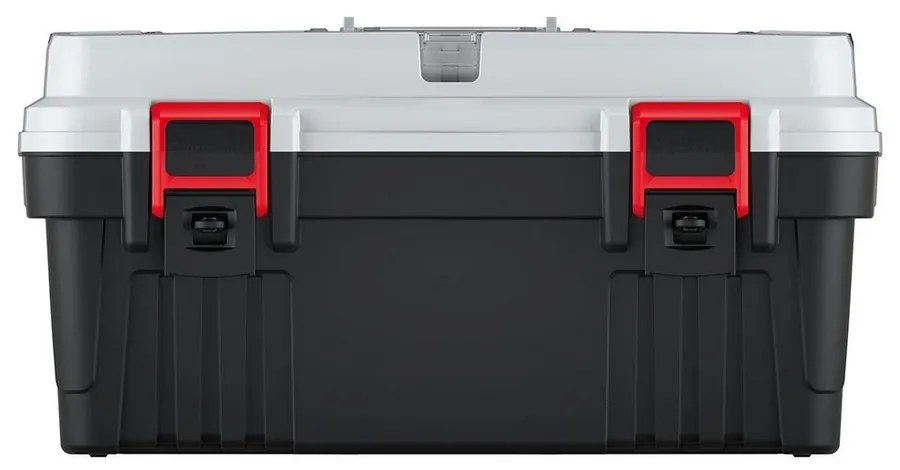 Cutie pentru scule cu maner metalic 47 x 25,6 x 23,8 cm, organizatoare, gri