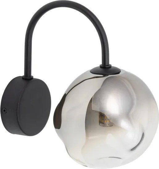 Brilagi - Lampă de perete VULCANO 1xG9/8W/230V negru/negru fumuriu
