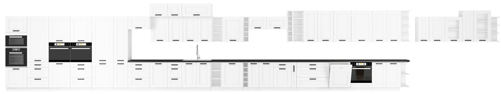 Dulap de bucătărie pentru alimente Lucid 60 LO 210 2F (alb + alb). 1041057