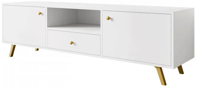 Dulap TV Astradon 160 (Alb + auriu) . Promo -17%. 1106187