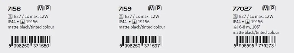Stalp mic cu senzor de miscare pentru iluminat exterior design modern IP44 Teplice