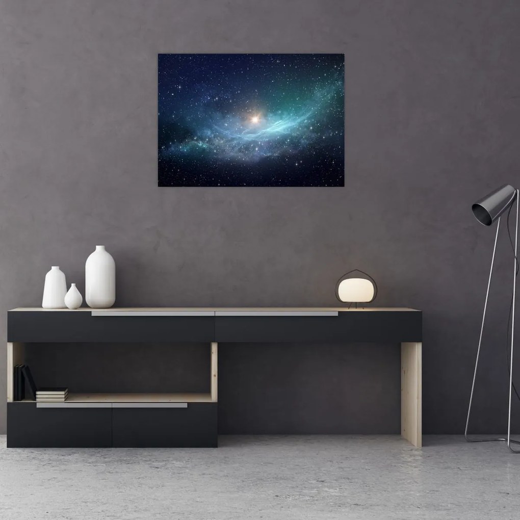 Tablou - Stele și nebuloase (70x50 cm)