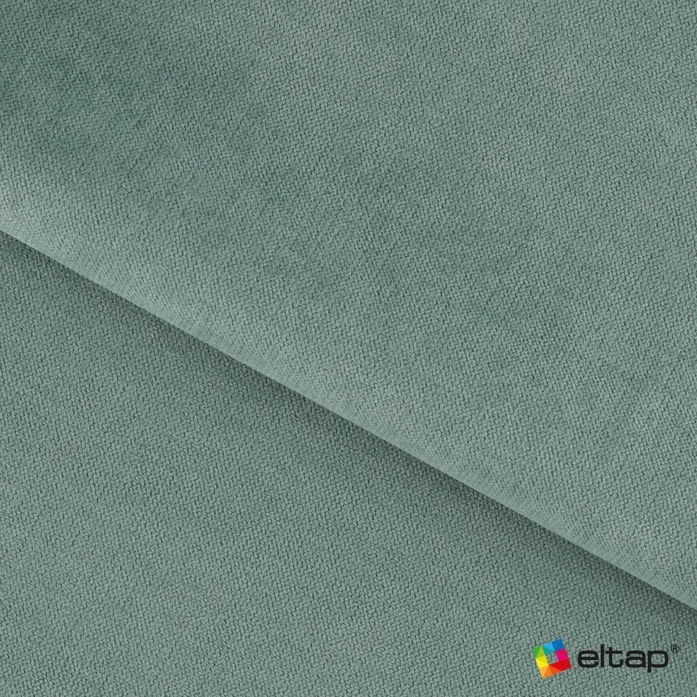 Canapea verde extensibilă/cu spațiu de depozitare cu tapițerie din chenille 155 cm Laine – ELTAP