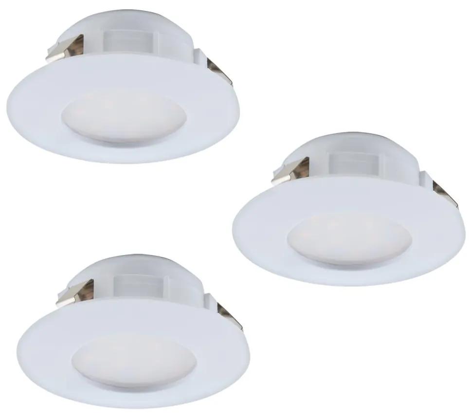 Eglo 95807 - SET 3x Corp de iluminat LED tavan fals PINEDA 1xLED/6W/230V
