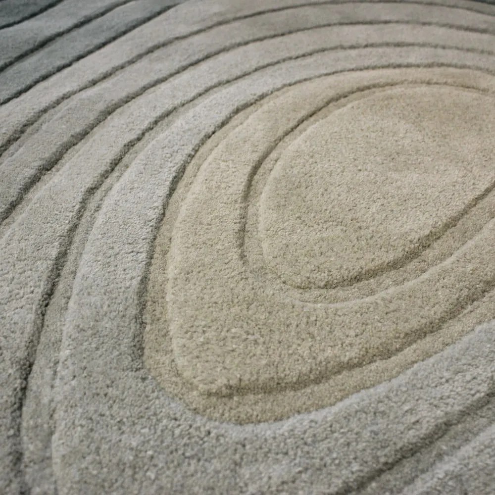 Covor albastru din lână 160x230 cm Puddle Ombre Wool – Flair Rugs