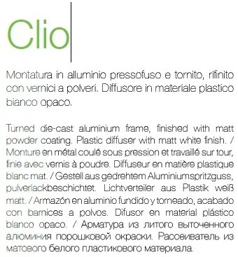 Stalp modern de exterior cu protectie IP44 CLIO PT2 alb 147086