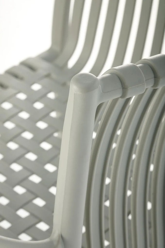Scaun din plastic K492 gri
