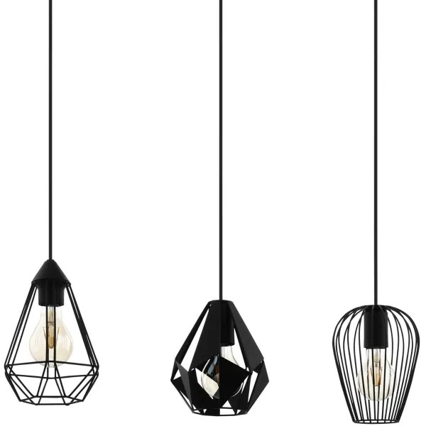 Lustră pe cablu DISTAFF 3xE27/40W/230V Eglo 43581