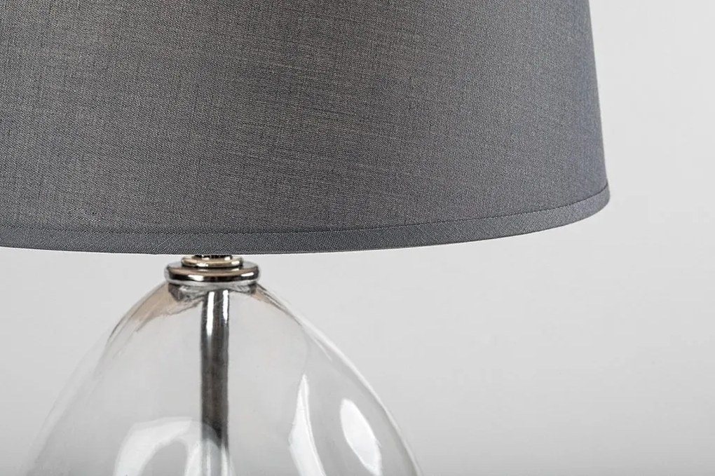 Veioza/Lampa de masa decorativa Apolonia gri