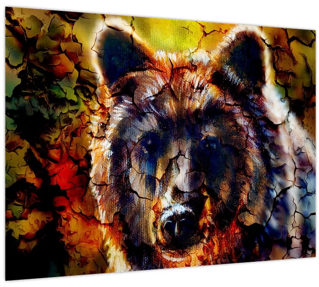 Tablou - Urs,pictură (70x50 cm)