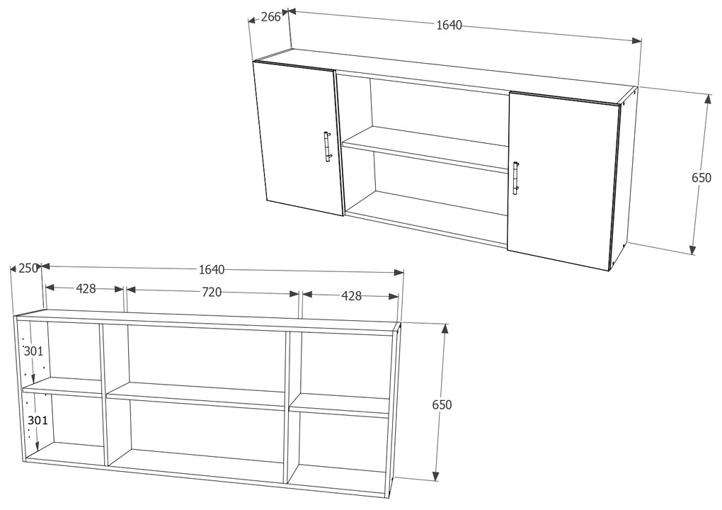 Set haaus Madrid, Ulm Deschis/Wenge