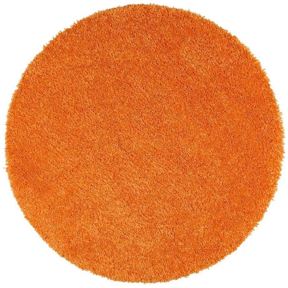 Covor rotund Universal Aqua Liso, ø 100 cm, portocaliu