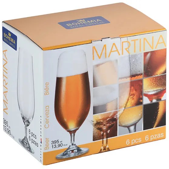 Set Pahare Bohemia Royal Martina, 6 buc., 395 ml 107946