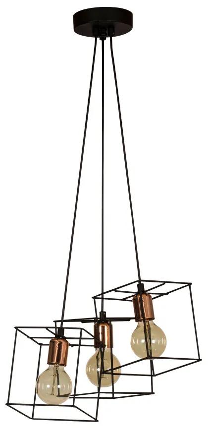 Fellini - MR-651 Candelabru de design interior Cupru negru 40x15x110 cm