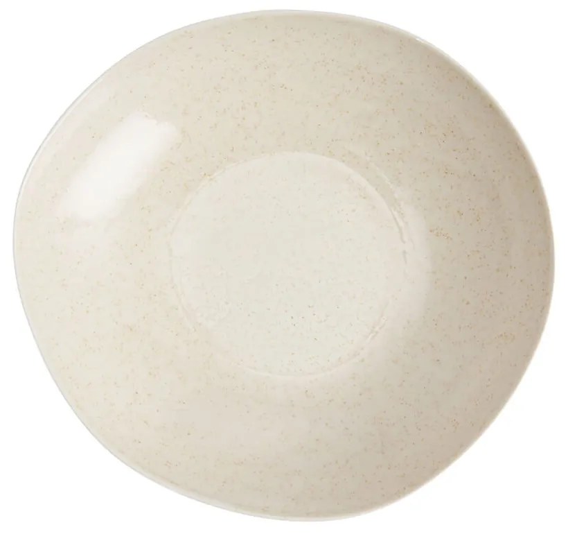 Farfurie portelan, plata, 30 cm, bej, sand