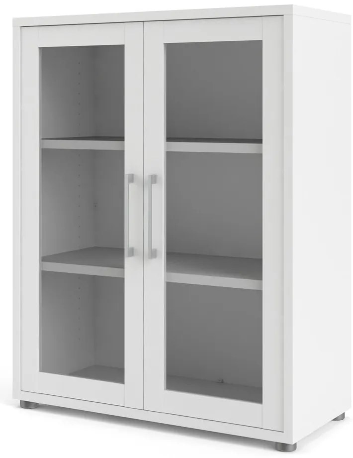 Bibliotecă modulară albă 89x113 cm Prima – Tvilum