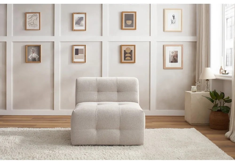 Modul pentru canapea bej Kleber - Bobochic Paris