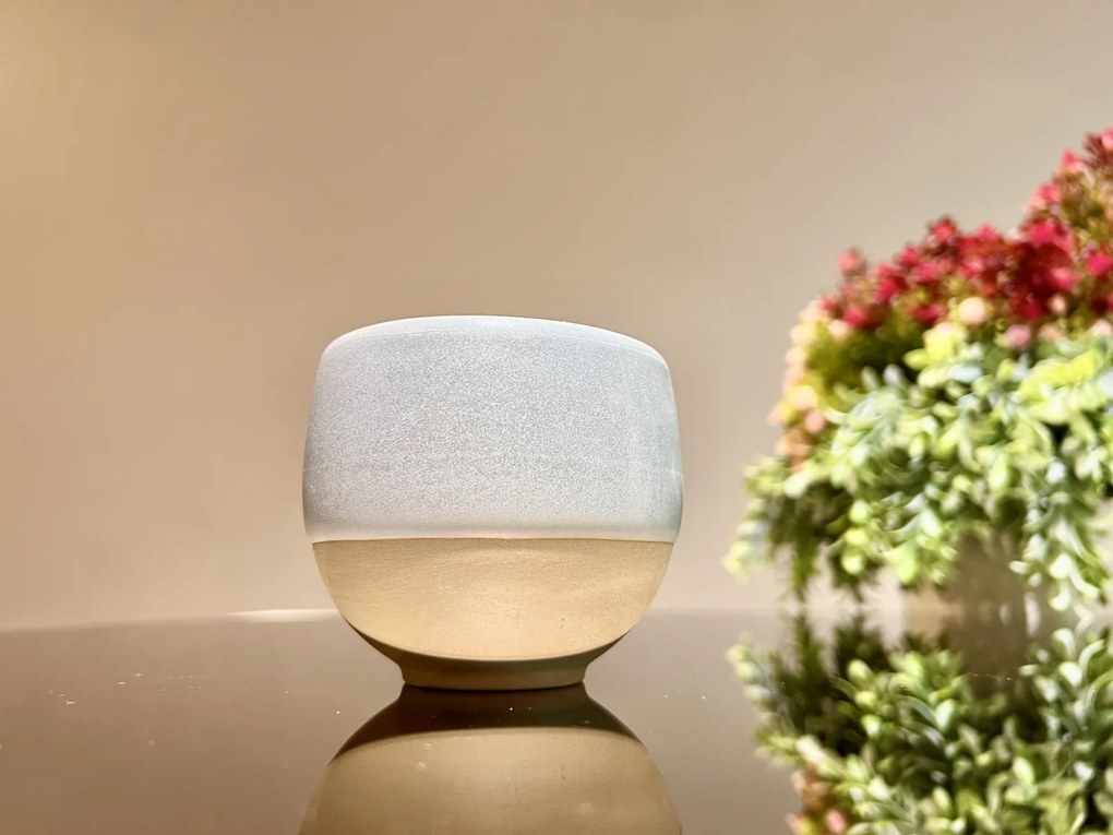 Pahar Ceramica Heritage Gri (Glazurat Manual) 300ml